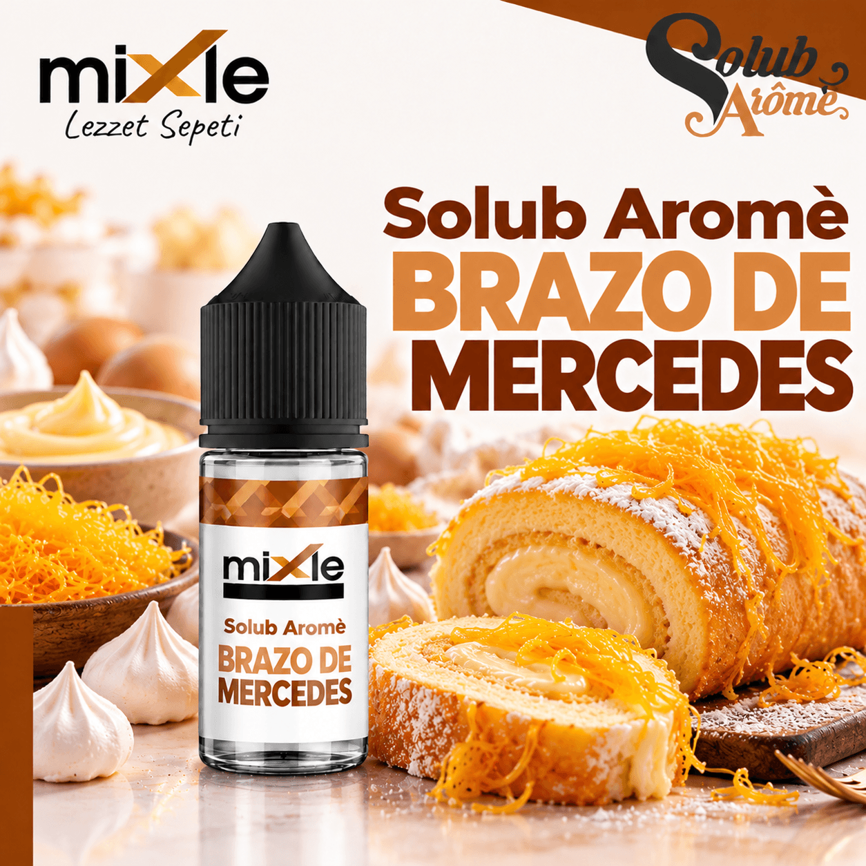 Solub Arome – Brazo De Mercedes — 30 ML Diykit (6 ML Aroma)