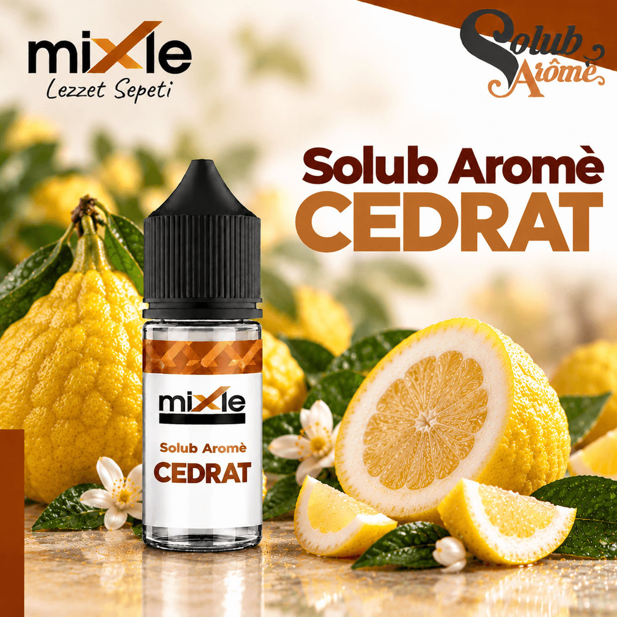 Solub Arome – Cedrat — 30 ML Diykit (6 ML Aroma)