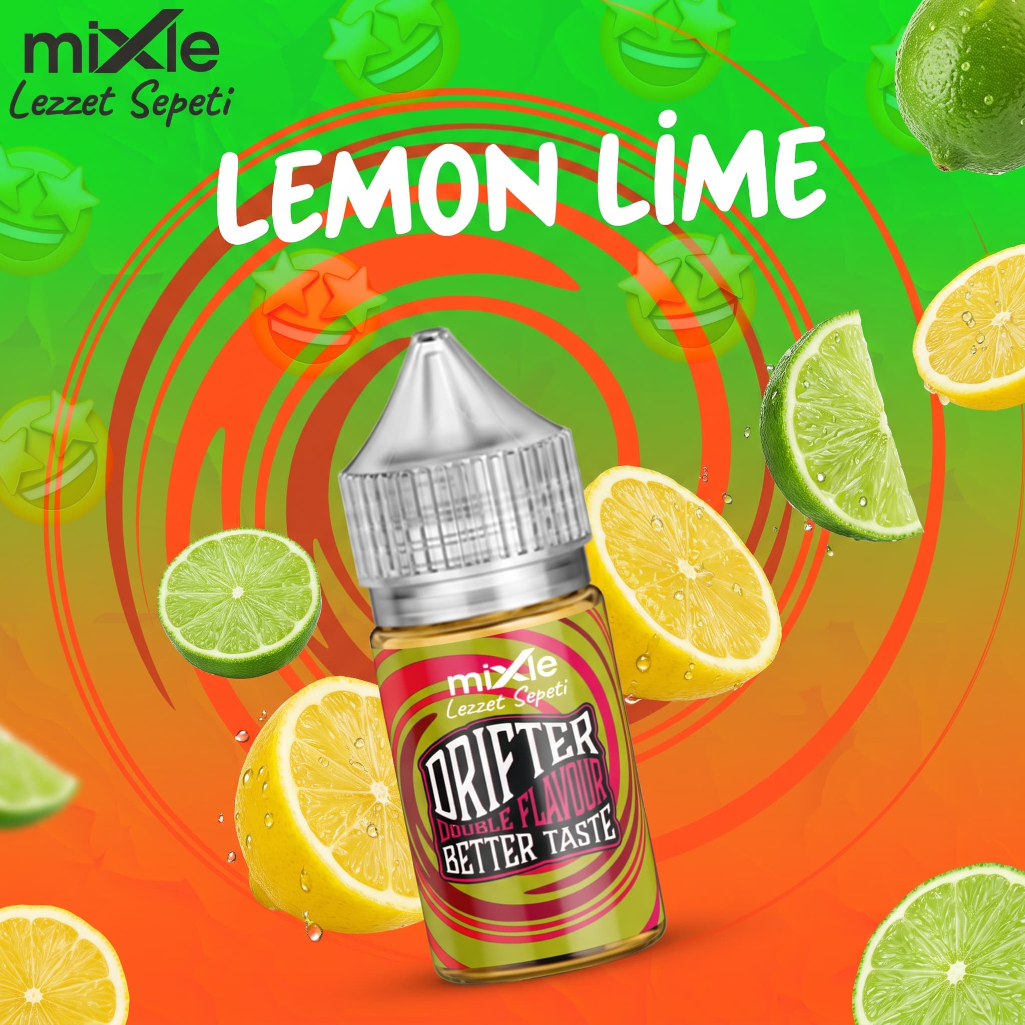 Lemon Lime – Drifter Bar Aroma — 30 ml Diykit (9 ml aroma)