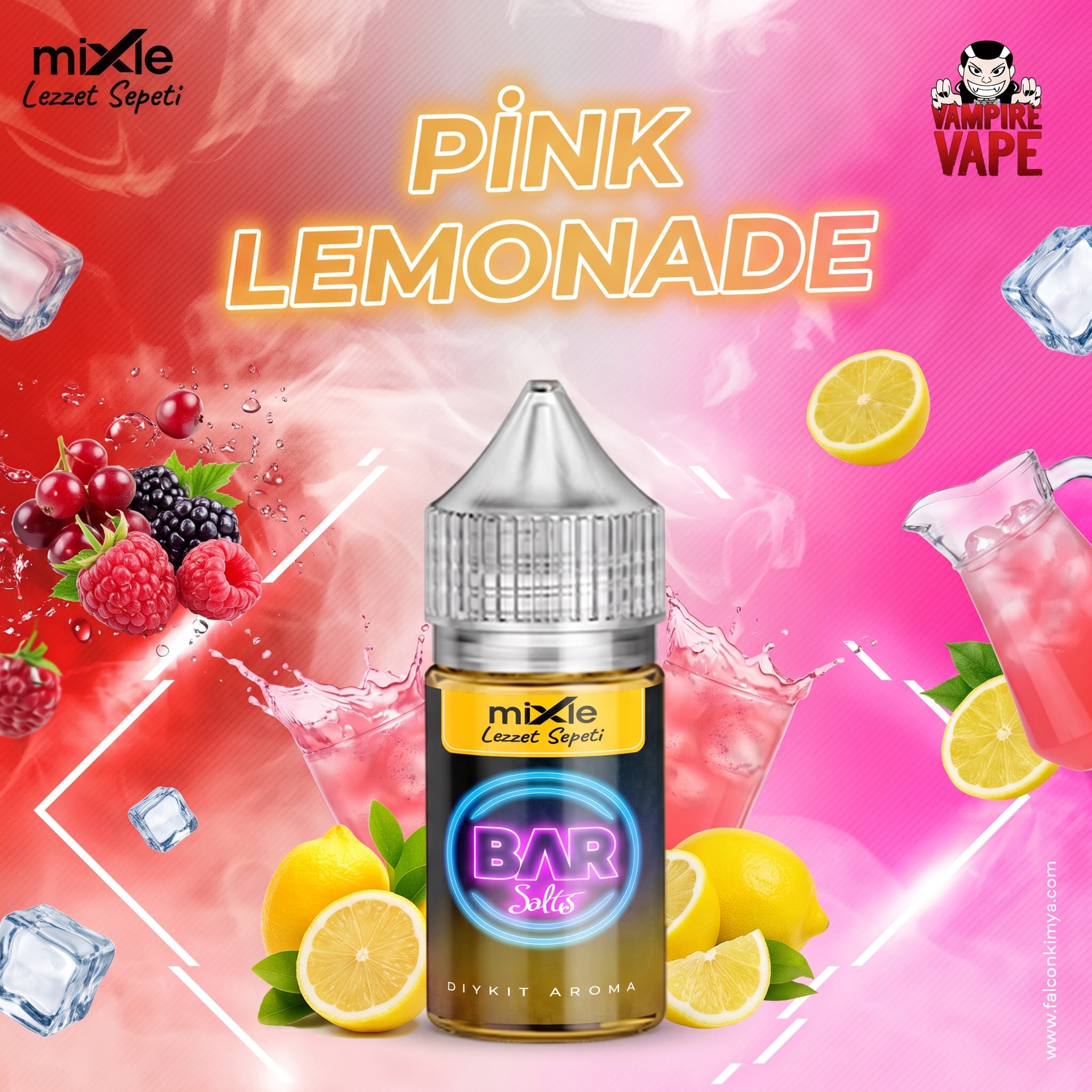 Pink Lemonade Vampire Vape Bar Salt — 30 ML Diykit (7.5 ml aroma)