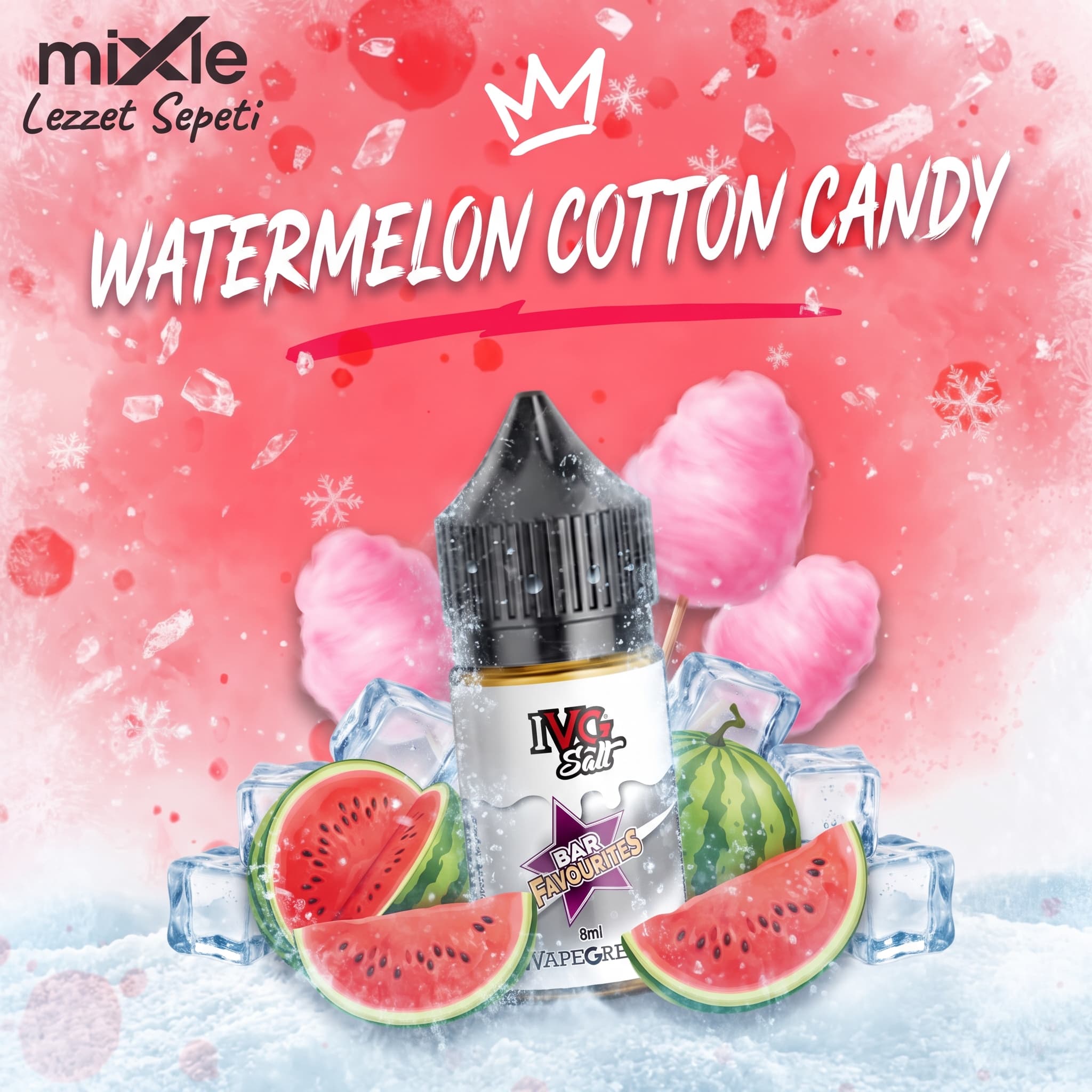IVG Salt – Watermelon Cotton Candy
