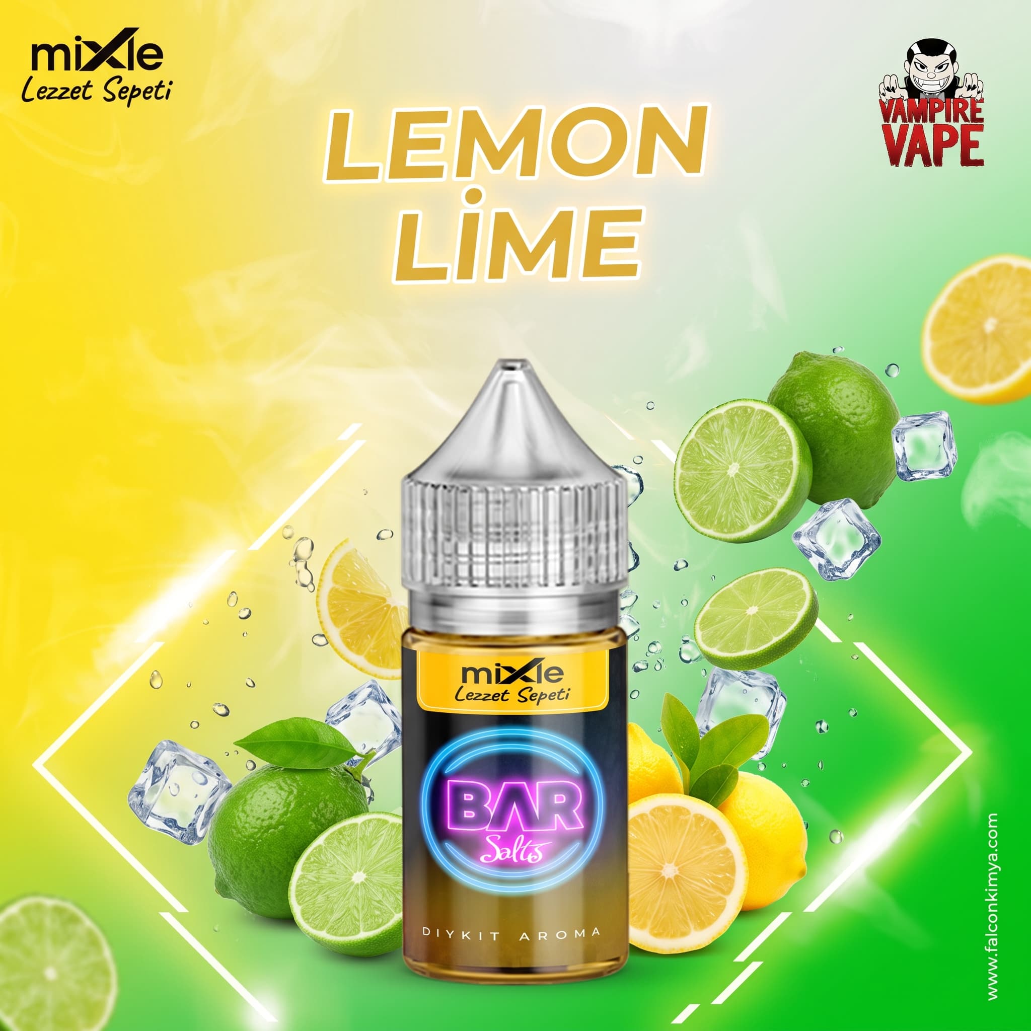 Lemon Lime Vampire Vape Bar Salts — 30 ML Diykit (7.5 ml aroma)