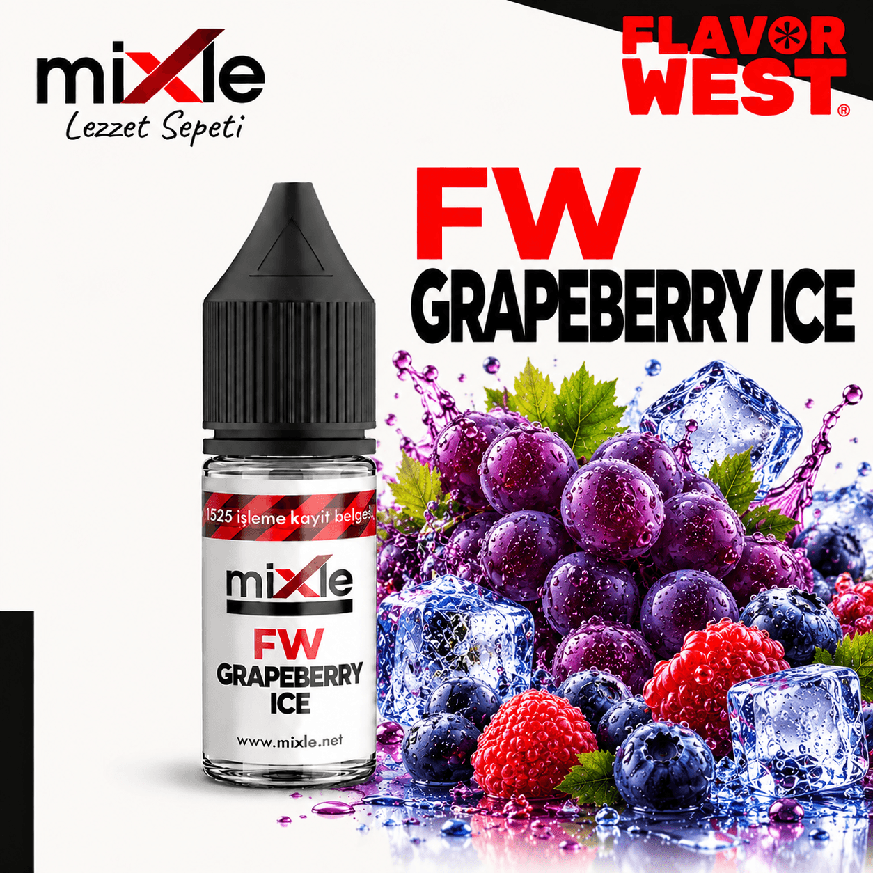 Flavor West – Grapeberry Ice — 10 ML